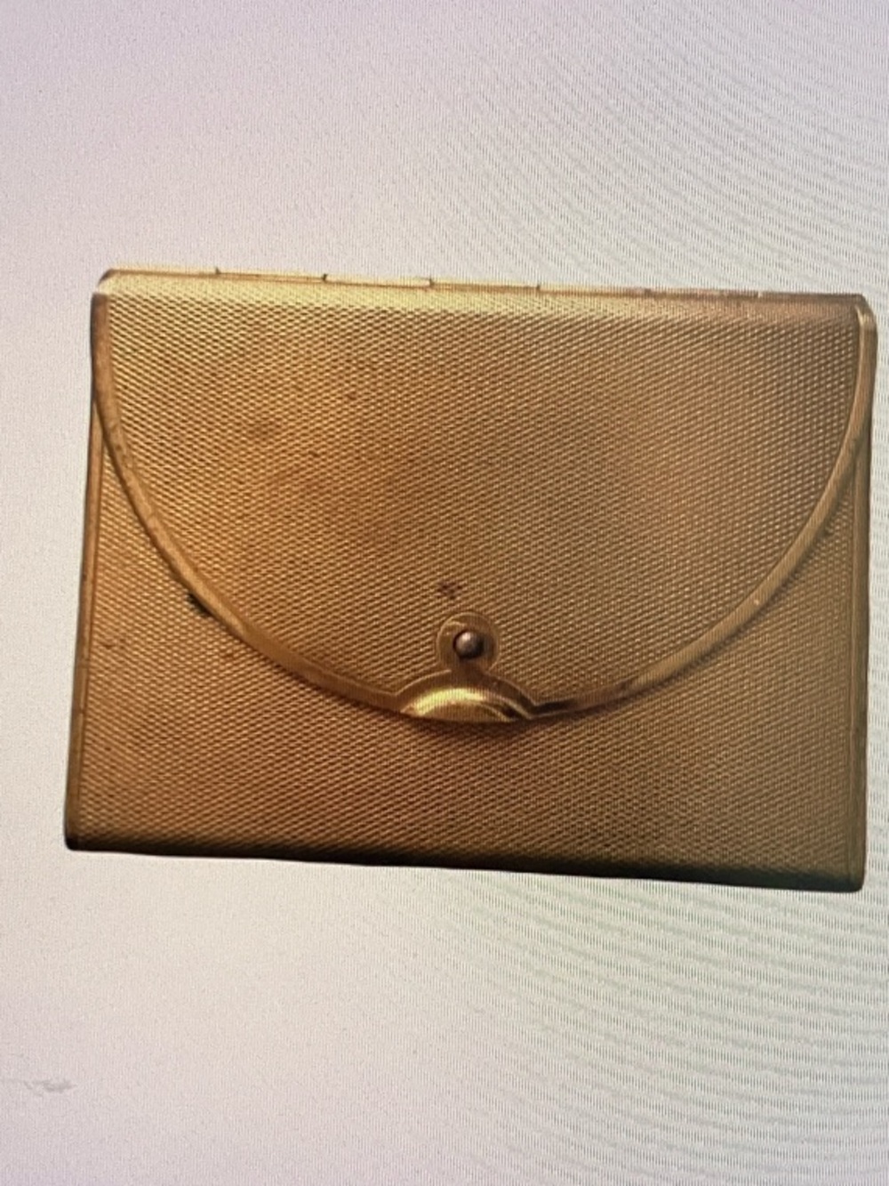 Gold Textured Women's Evening Clutch